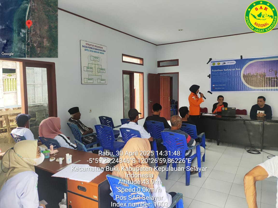 Simulasi Evakuasi Laut Terbuka